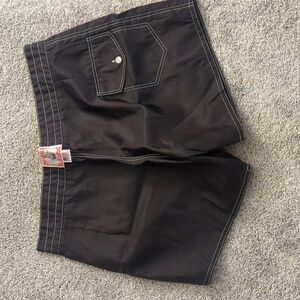 Birdwell Beach britches bored shorts black size 38